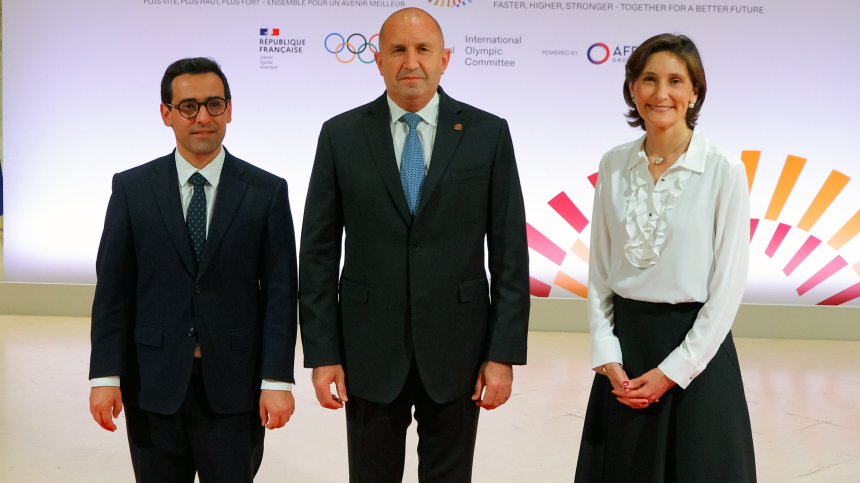 Румен Радев и световни лидери обсъдиха спорта и устойчивото развитие в Париж