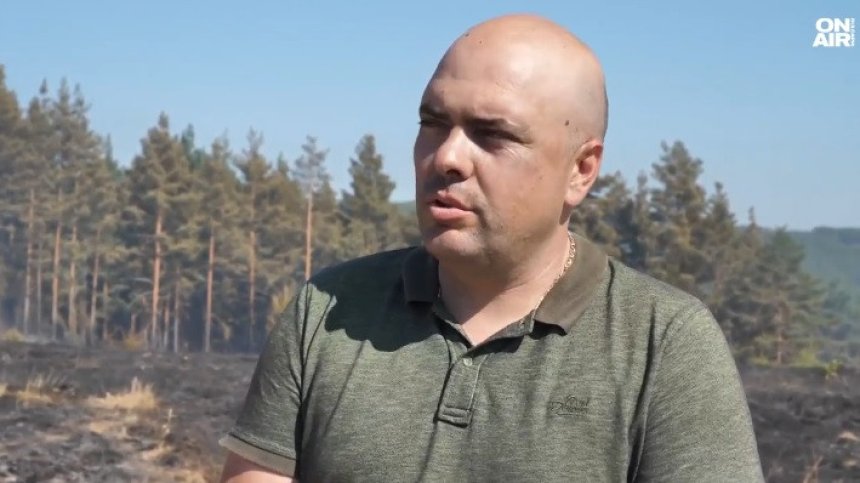 Пожарът край село Алино бил на 50 метра от къщите