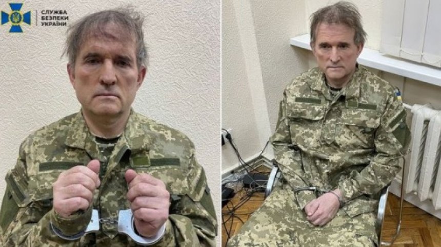Украйна праща на съд Медведчук за държавна измяна