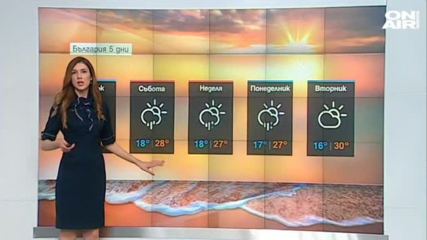 Хладно и дъждовно време през почивните дни, от вторник - затопляне