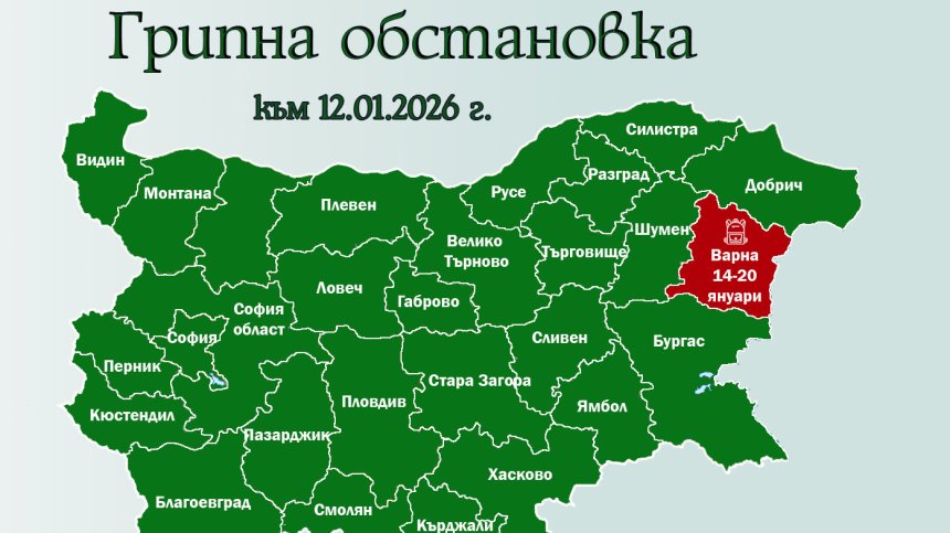Обявиха грипна епидемия във Варна: Учениците преминават онлайн до 20 януари