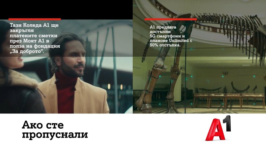 Тази Коледа А1 ще закръгля платените сметки през Моят А1 в полза на фондация "За доброто"