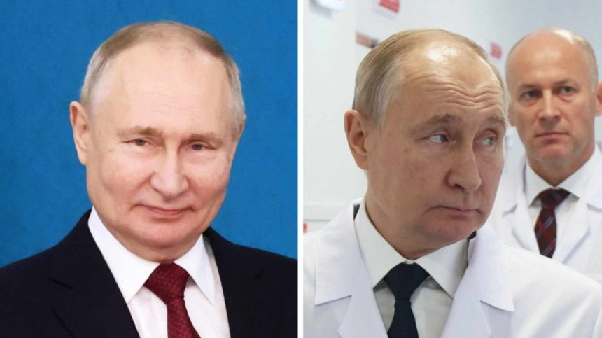 Един ден разлика - какво се случва с лицето на Путин?