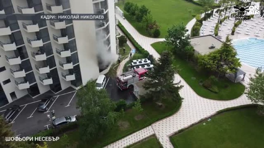 Украинец е втората жертва на пожара в хотел в Слънчев бряг