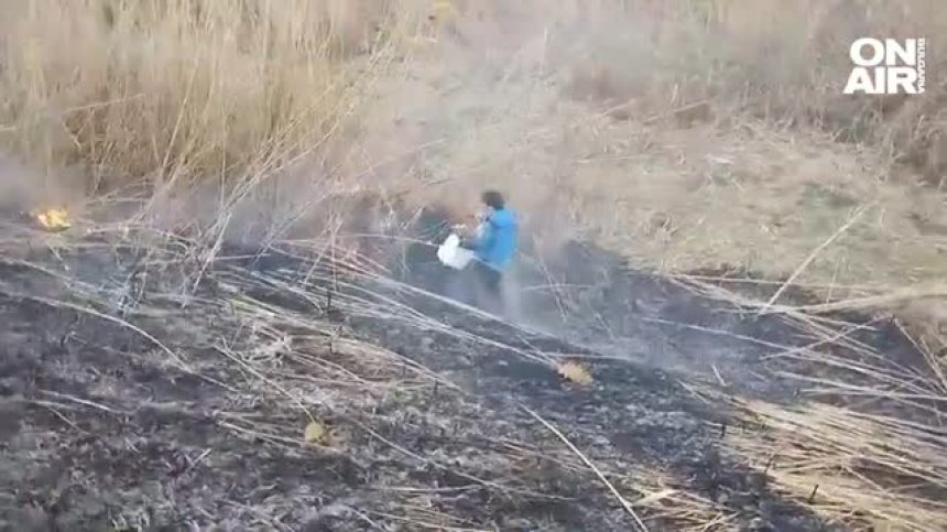 Малък герой: Шестокласник от Бургас загаси пожар край езеро в защитена зона