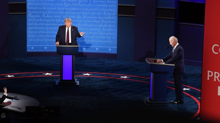 Заглушават микрофоните на Тръмп и Байдън в последния им дебат