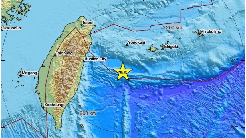 Земетресение от 5 по Рихтер разклати Тайван