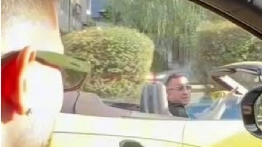 Емрах Стораро и Константин се похвалиха с опасна гонка в София