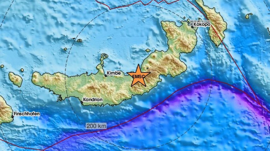 Земетресение от 5,4 по Рихтер удари Папуа Нова Гвинея