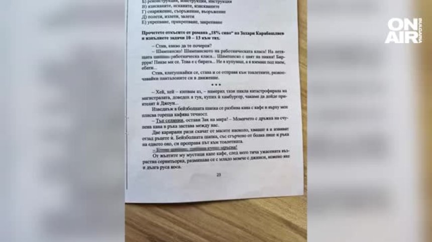 Цитати от "18% сиво" в учебно помагало възмутиха родители. Авторът: Книгата е за по-възрастна аудитория