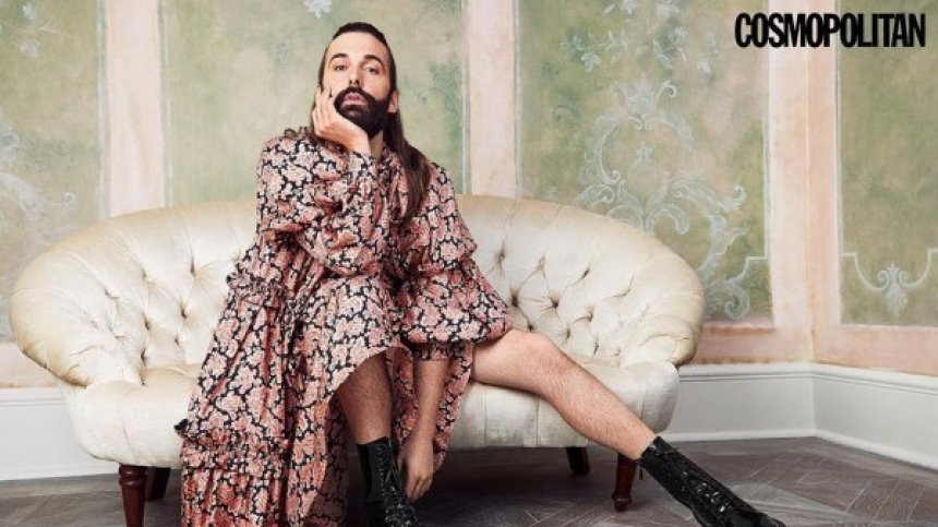 Мъж с рокля на корицата на Cosmopolitan предизвика фурор