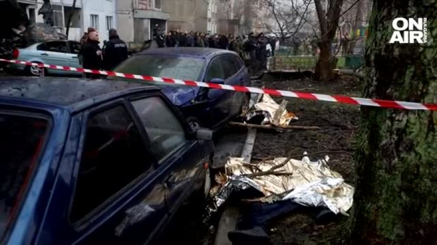Разбилият се хеликоптер край Киев се ударил в покрива на детска градина