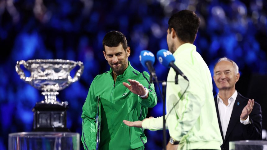 Алкарас детронира с признателност Джокович от върха на Australian Open (СНИМКИ)