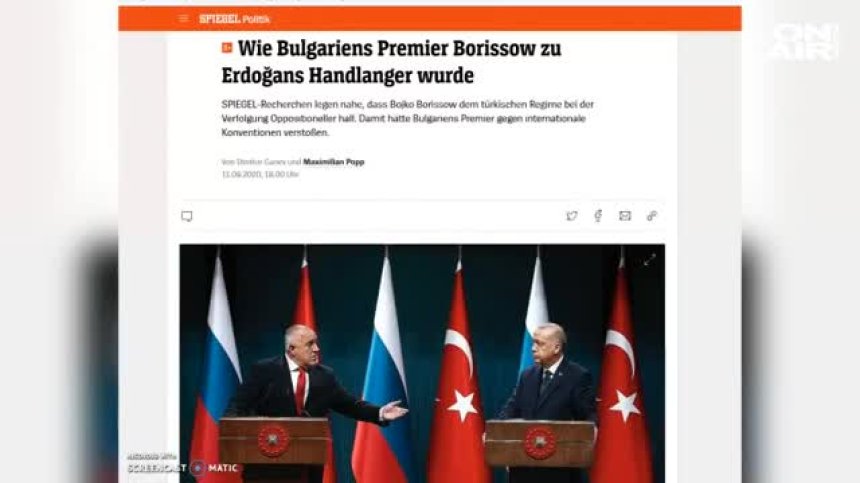 ''Шпигел'': Борисов и Цацаров помогнали в преследването на опоненти на Ердоган