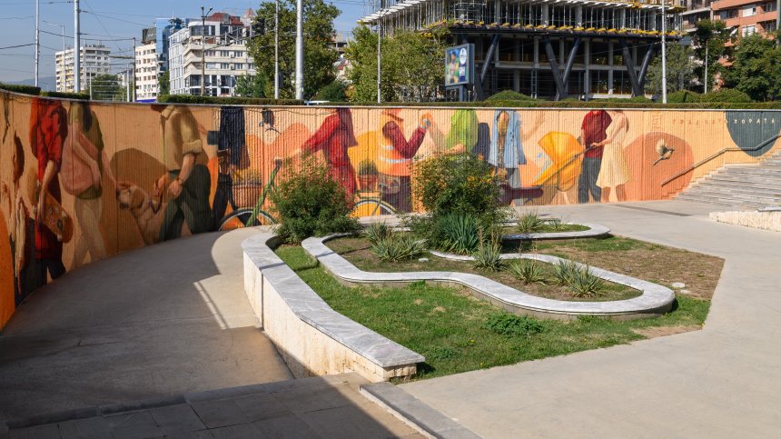 Кампанията "Град като хората" на Банка ДСК приключи, дарявайки София с красива нова стена