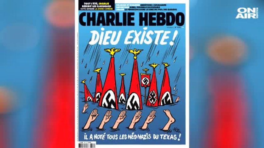 Charlie Hebdo посвети брой на наводненията в Тексас 