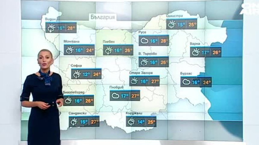Слънце до обяд, после - дъжд и гръмотевични бури