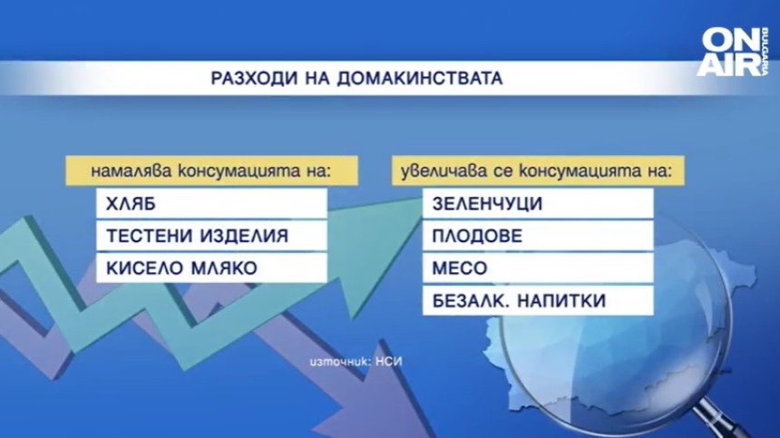 През 2021 г. сме консумирали по-малко хляб и повече зеленчуци