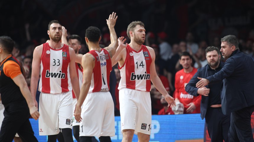 "Олимпиакос" с категорична победа със 104:88 срещу последния "Маруси"