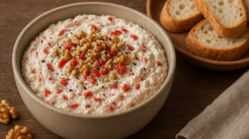 Рецепта от тефтера на баба: Разядка с извара, печени чушки и орехи