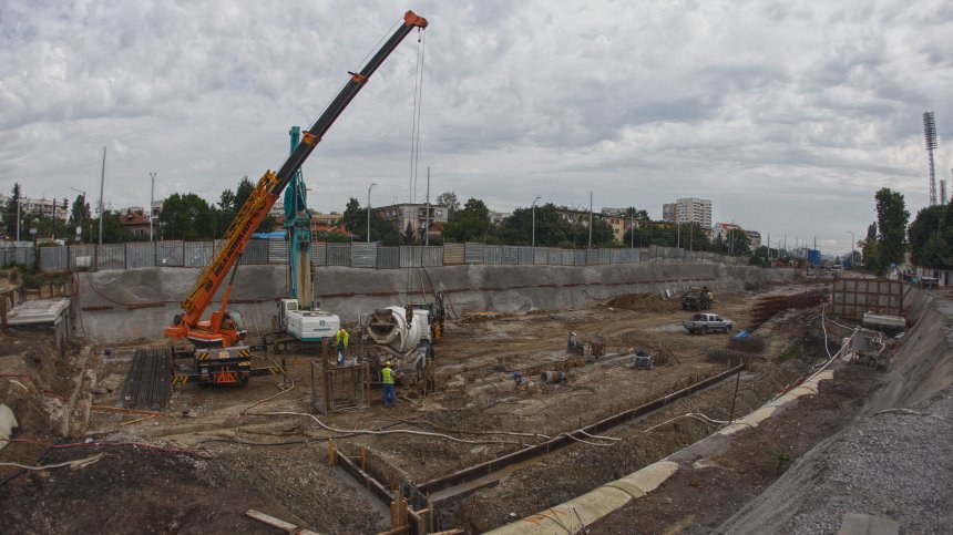 Първа копка на новата метростанция в столичния квартал "Обеля"