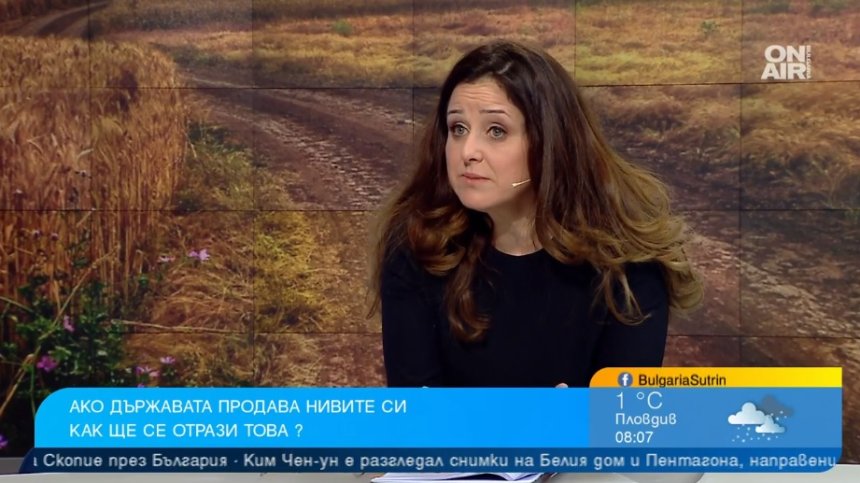 Коментар: Недопустимо е да се продава държавна земя, тя не е за запълване на бюджета