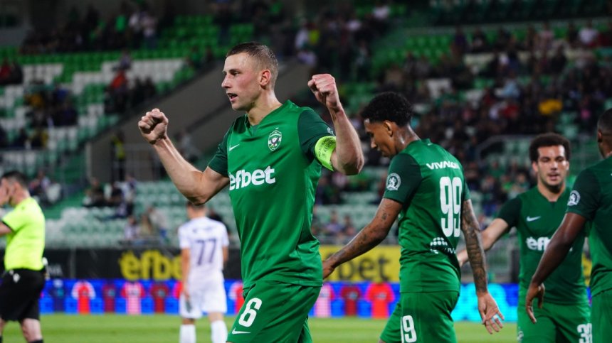 "Лудогорец" унищожи "Хебър" в Разград и почти сигурно е на финал за Купата