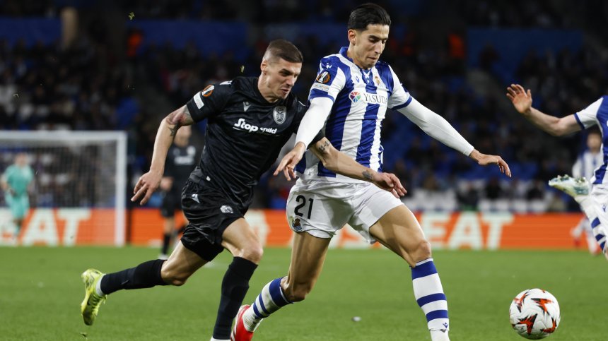 Кирил Десподов и ПАОК загубиха от "Реал" (Сосиедад), "Атлетик" (Билбао) победи "Пилзен"