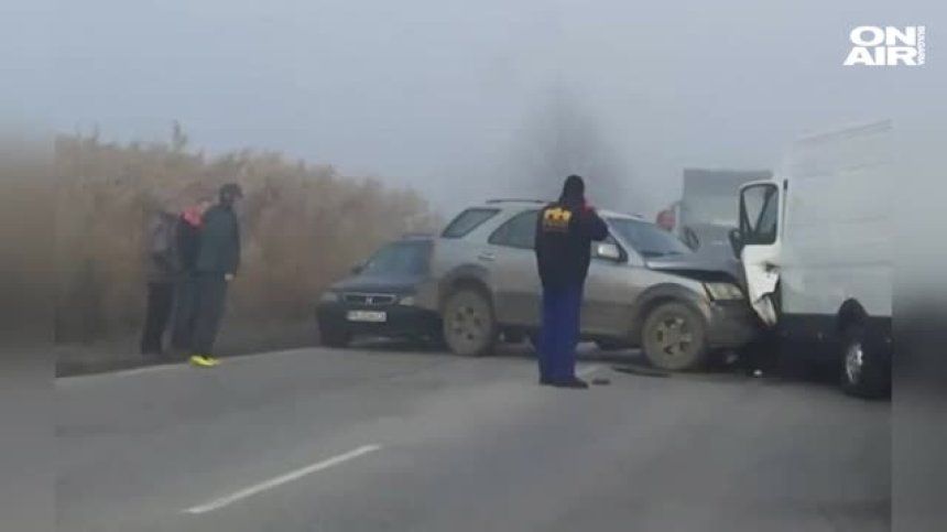 Тежка верижна катастрофа край Пловдив