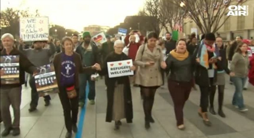 Протести срещу миграционната политика на Тръмп