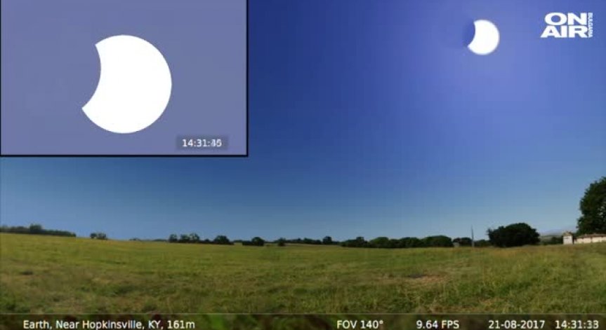 Северна Америка потъва в мрак на 21 август