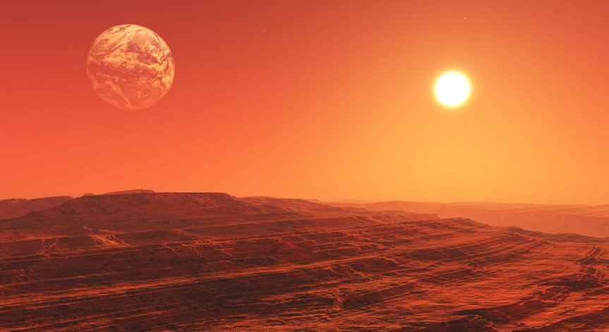 Ледени призраци на Земята се повтарят на Марс.