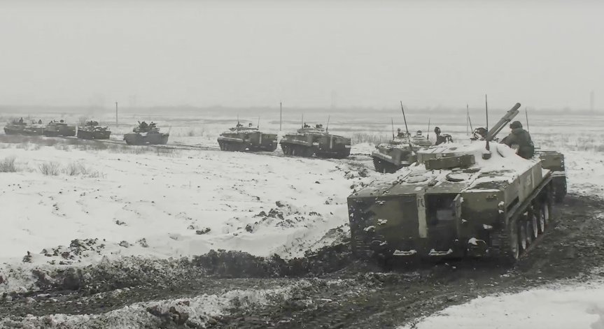 САЩ: Русия е събрала 70% от военния си потенциал, нужен за инвазия в Украйна