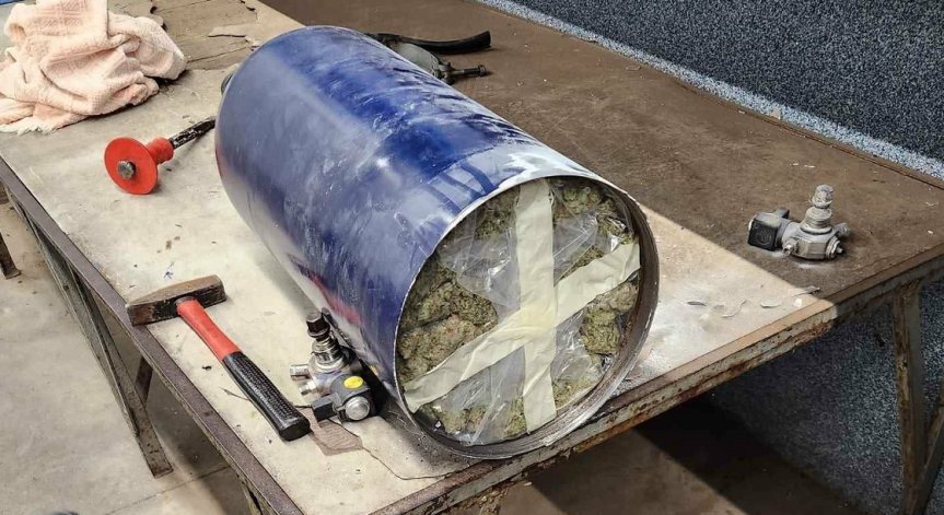 Куче откри марихуана за над 1 млн. лв. на ГКПП 