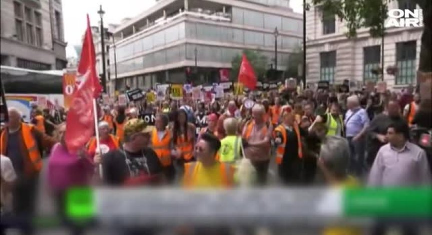 В Лондон се състоя антиправителствен протест 