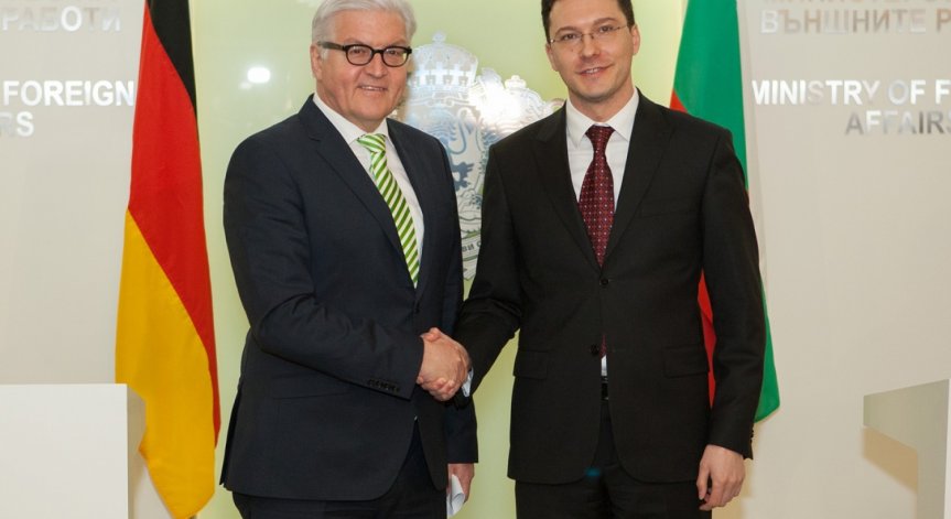 Германия ще съдейства на България за реформите, обеща Щайнмайер