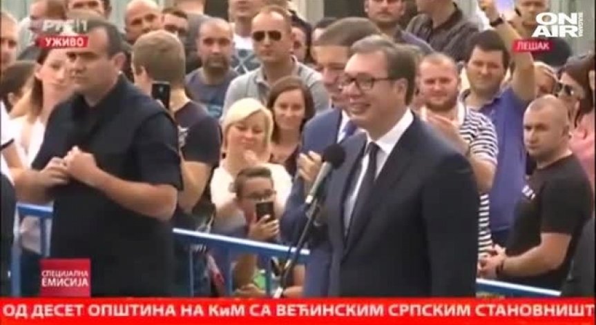 Хиляди протестираха в Белград срещу управлението на президента Вучич