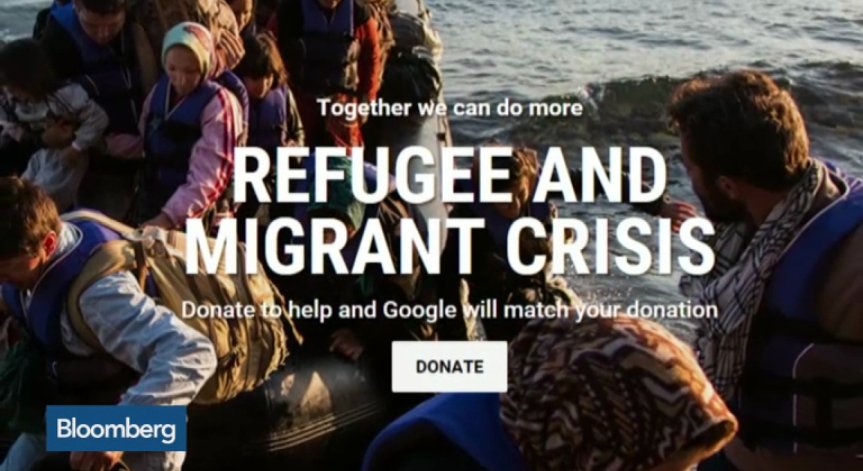 Google стартира дарителска кампания за бежанците