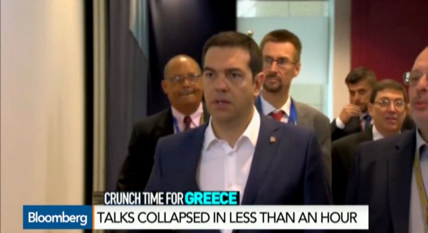 Юнкер предупредил Ципрас, че Еврогрупата ще започне да се готви за Grexit