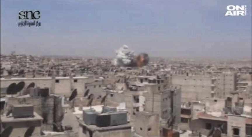 Барелни бомби удариха най-голямата болница в Алепо