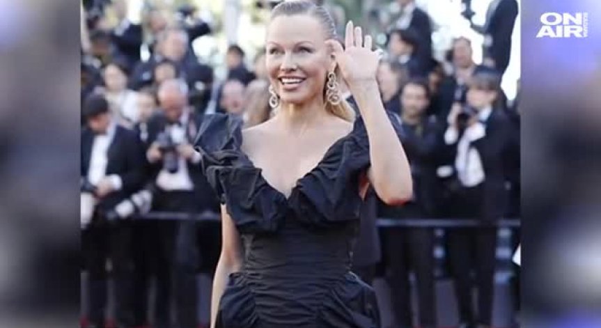 Неузнаваема Памела Андерсън на кинофестивала в Кан