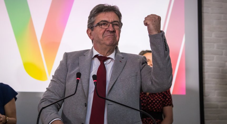 Макрон и Меланшон с почти равни резултати след първия тур парламентарни избори