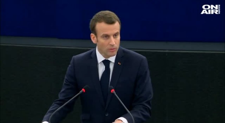 Макрон от Страсбург: В Европа възкръсва гражданска война!