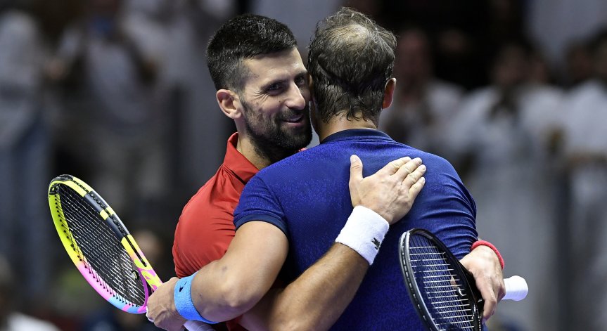 След двубоя на Рафаел Надал бе връчена златна ракета.