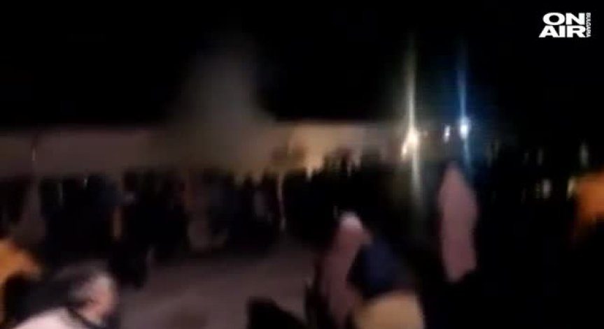 Пожар в бежанския лагер в Харманли