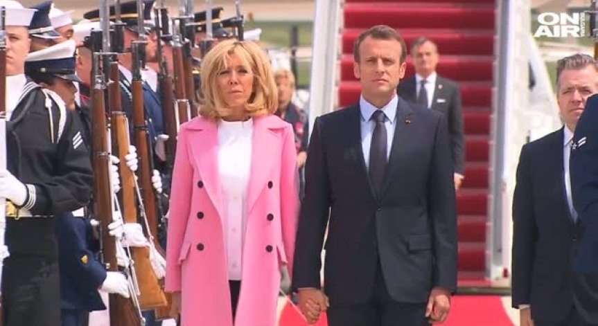 Тръмп прие Макрон в резиденцията на Джордж Вашингтон