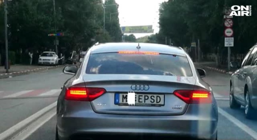 Свалиха номерата на румънски шофьор - протестирал срещу властта!