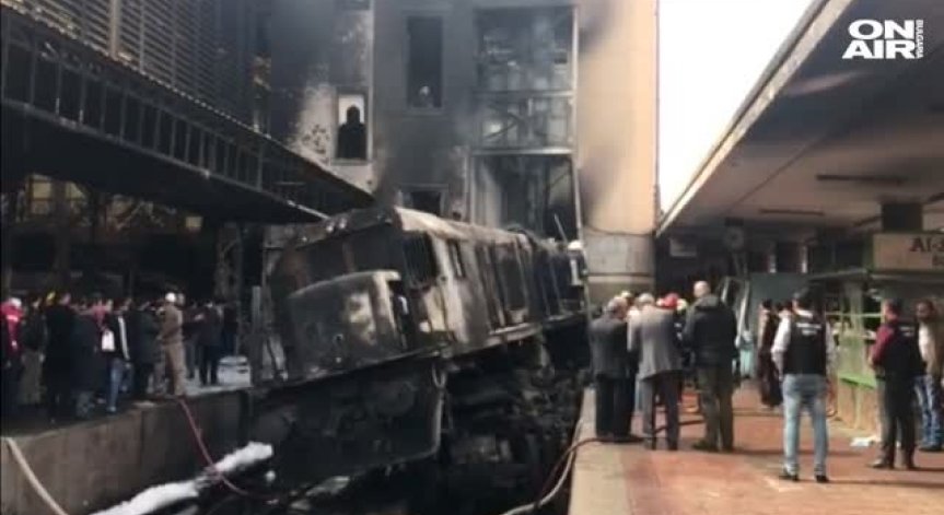 Тежък инцидент на централната ЖП гара в Кайро с поне 25 загинали