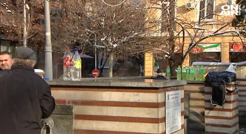 Серия кражби от елементи по чешмите при Централна баня в София