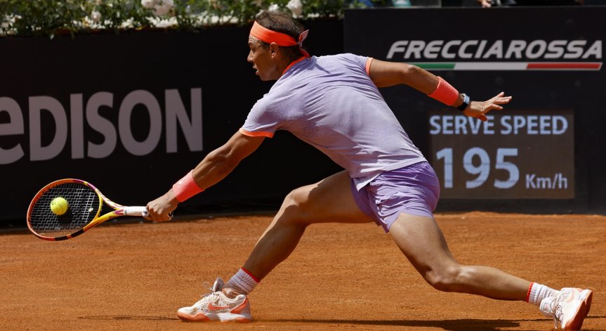 Надал се сбогува с Рим след тежка загуба